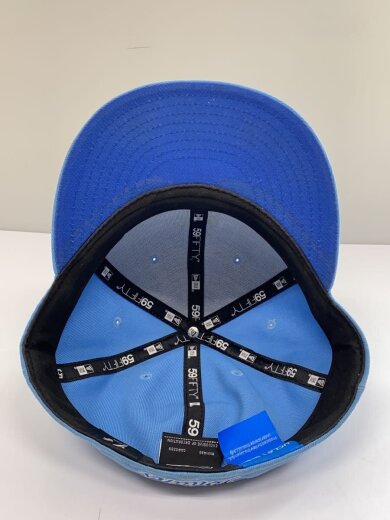 商品画像：キャップ/7 5/8/ポリエステル/BLU/メンズ 4