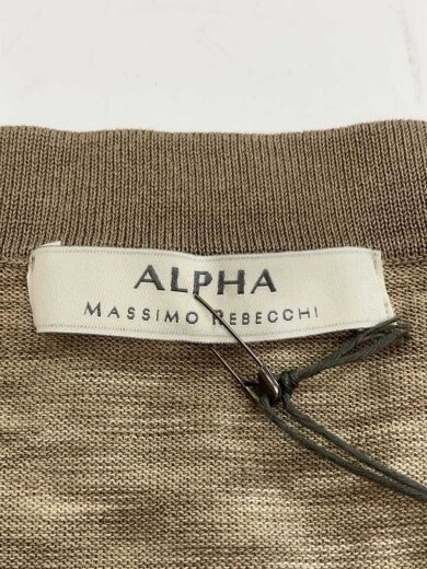 商品画像：ALPHA STUDIO/カーディガン(薄手)/50/コットン/BRW/AU-6152E 3