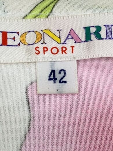 商品画像：長袖カットソー/42/ポリエステル/WHT/花柄/0598713 4