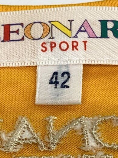 商品画像：半袖カットソー/42/コットン/YLW/無地/0578473 4