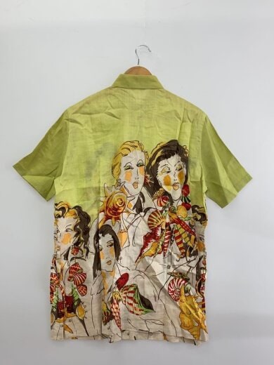 商品画像：半袖シャツ/9/リネン/GRN 2