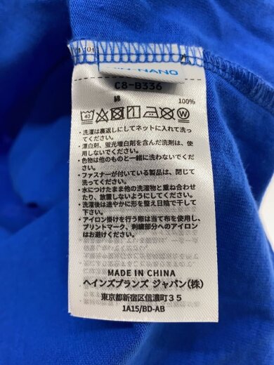 商品画像：Tシャツ/XXL/コットン/BLU/C8-B336// 4