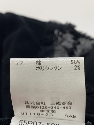商品画像：トップス/38/コットン/BLK/55P07-509-09 5