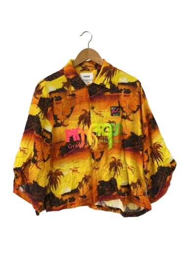 商品画像：アロハシャツ/M/レーヨン/ORN/総柄/19SS14SH62// 1