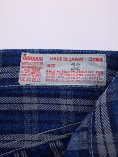 商品画像：ショートパンツ/32/コットン/NVY/チェック/7550// 5