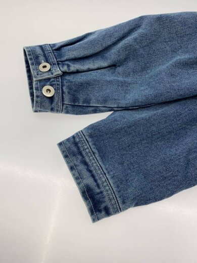 商品画像：ブルゾン/FREE/コットン/BLU/無地/677-31 5