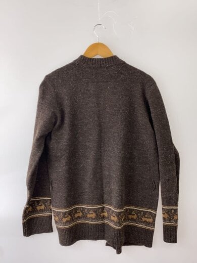 商品画像：カーディガン(厚手)/3/ウール/BRW 2