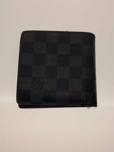 商品画像：1)ポルト・フォイユ・マルコNM_ダミエ・グラフィット/PVC/BLK/メンズ 2