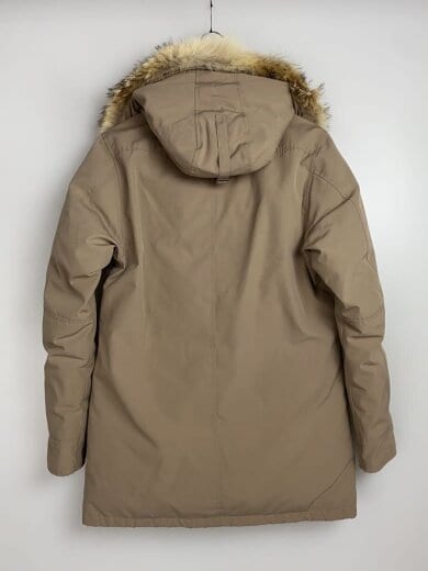 商品画像：ダウンジャケット/S/ポリエステル/ベージュ/3438JM 2