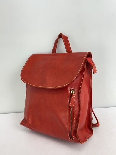 商品画像：zucchero/リュック/牛革/レッド/無地/47511 2