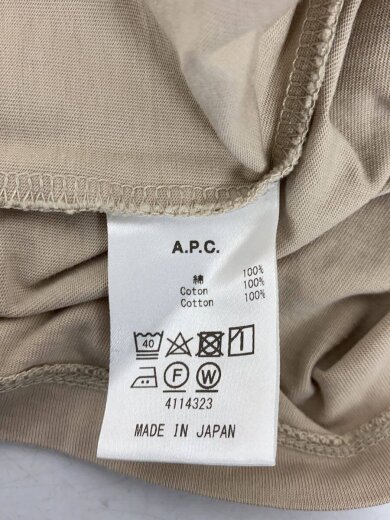 商品画像：Tシャツ/XS/コットン/ベージュ/25082-1-92707 4