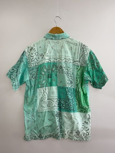 商品画像：半袖シャツ/1/コットン/GRN/ペーズリー 2