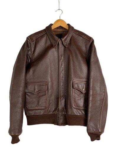 商品画像：A-2/フライトジャケット/M/レザー/ブラウン/TALONジップ 1