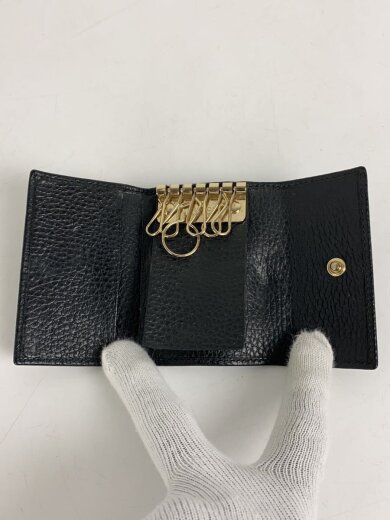 商品画像：6連キーケース/レザー/ブラック/メンズ/354499・0416 4