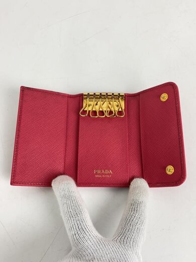 商品画像：サフィアーノ/6連キーケース/レザー/ピンク/レディース 4