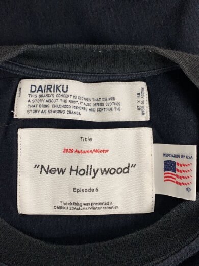 商品画像：Movie Ticket Half-Sleeve Tee/L/コットン/ブラック/20AW C-7 3