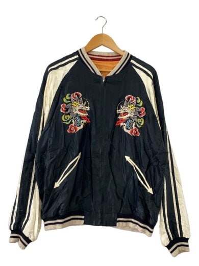 商品画像：スカジャン/XXL/アセテート/BLK// 1