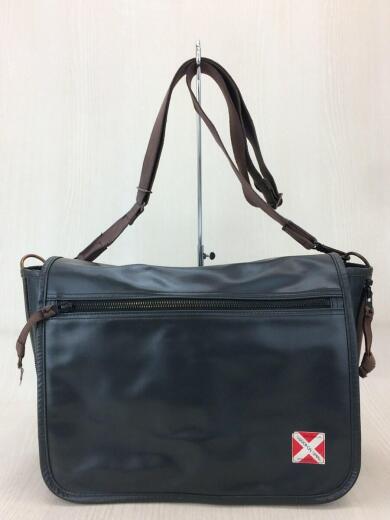 画像：LUGGAGE LABELショルダーバッグ/PVC/BLK1