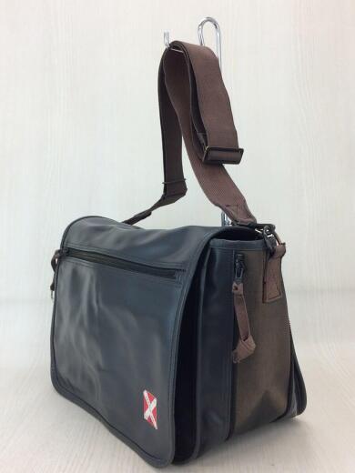 画像：LUGGAGE LABELショルダーバッグ/PVC/BLK2