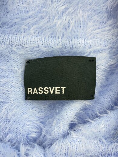 商品画像：RASSVET Angel Mohair Polo Knit/M/ナイロン/ブルー/無地/PACC15-N003 3