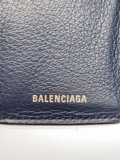 商品画像：2つ折り財布/レザー/NVY/メンズ/レザーペーパーミニウォレット 3