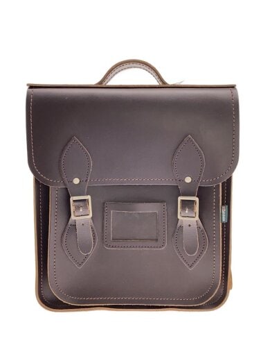 商品画像：リュック/レザー/BRW/無地/シティーバックパック 1