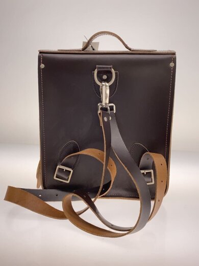 商品画像：リュック/レザー/BRW/無地/シティーバックパック 3