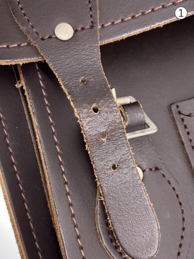 商品画像：リュック/レザー/BRW/無地/シティーバックパック 8