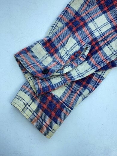 商品画像：長袖シャツ/15/コットン/マルチカラー/USA製/毛羽立ち汚れ有 4