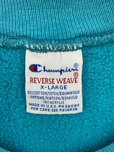 商品画像：スウェット/XL/コットン/BLU/無地// 3
