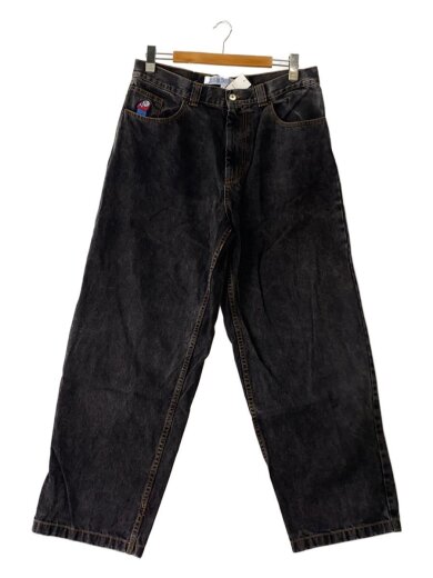 画像：POLAR SKATE CO.ボトム/L/コットン/BLK/無地/BIG BOY//1