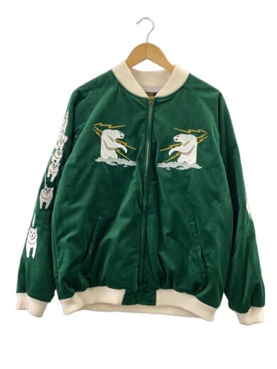 商品画像：別珍SOUVENIR JACKET/51284/スカジャン/XL/ポリエステル/GRN// 1