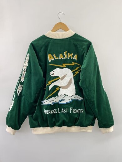 商品画像：別珍SOUVENIR JACKET/51284/スカジャン/XL/ポリエステル/GRN// 2