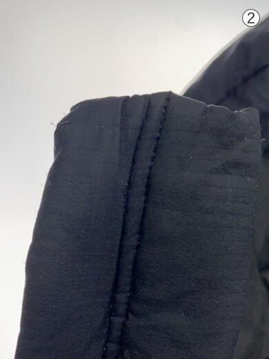 商品画像：24AW/ATOM HEAVY WEIGHT HOODY M/ジャケット/XL/ナイロン/BLK/薄い汚れ有// 8
