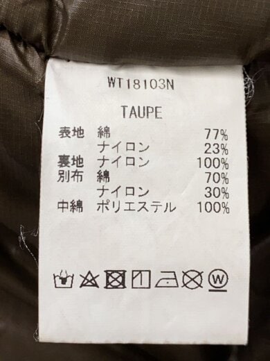 商品画像：ジャケット/M/ナイロン/KHK/無地/wt18103n/小さなシミ有/袖日焼け// 5