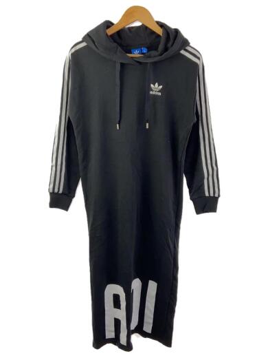 画像：adidasHoodie Dress/長袖ワンピース/M/コットン/ブラック/CY74811