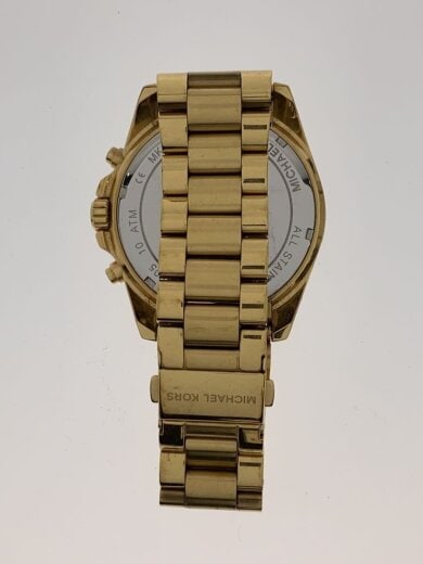 商品画像：クォーツ腕時計/アナログ/BLK/GLD/MK-5739 5