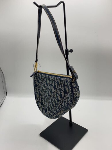 商品画像：バッグ/--/IDG/総柄/トロッタ-柄/サドルバッグ/ミニバッグ/デニム 2