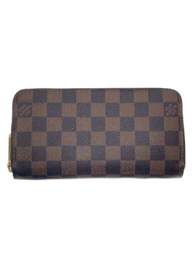 商品画像：1)ジッピー・ウォレット_ダミエ・エベヌ/PVC/BRW/メンズ 1