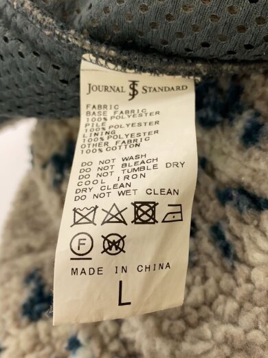 商品画像：フリースジャケット/L/ポリエステル/GRY/18-070-8160-3-0 4