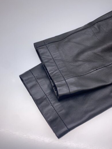 商品画像：ジャケット/レザージャケット/L/羊革/ブラック/無地/汚れ有 5