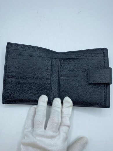 商品画像：3つ折り財布_GGマーモント/レザー/BLK/レディース 4