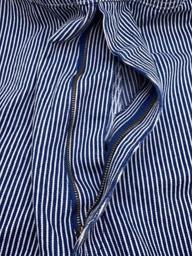 商品画像：オーバーオール/50/デニム/NVY/ストライプ/2597 3