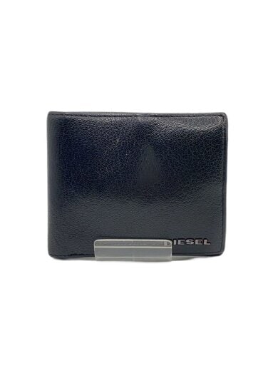 商品画像：2つ折り財布/レザー/BLK/メンズ 1