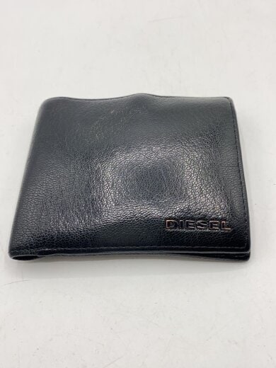 商品画像：2つ折り財布/レザー/BLK/メンズ 7