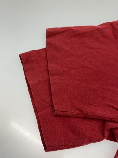 商品画像：Tシャツ/M/コットン/RED/紺タグ/90s/USA製/OLD STUSSY/変色有// 5