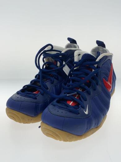 画像：NIKEir Foamposite Pro Blue Void University Red/26.5cm/BLU2