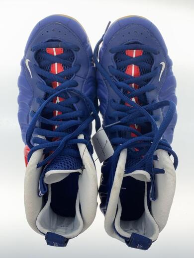 画像：NIKEir Foamposite Pro Blue Void University Red/26.5cm/BLU3