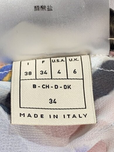 商品画像：I/ノースリーブワンピース/34/ポリエステル/WHT/ボーダー/62RG93/アシンメトリー 7