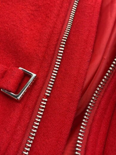 商品画像：ダッフルコート/M/ウール/RED 5